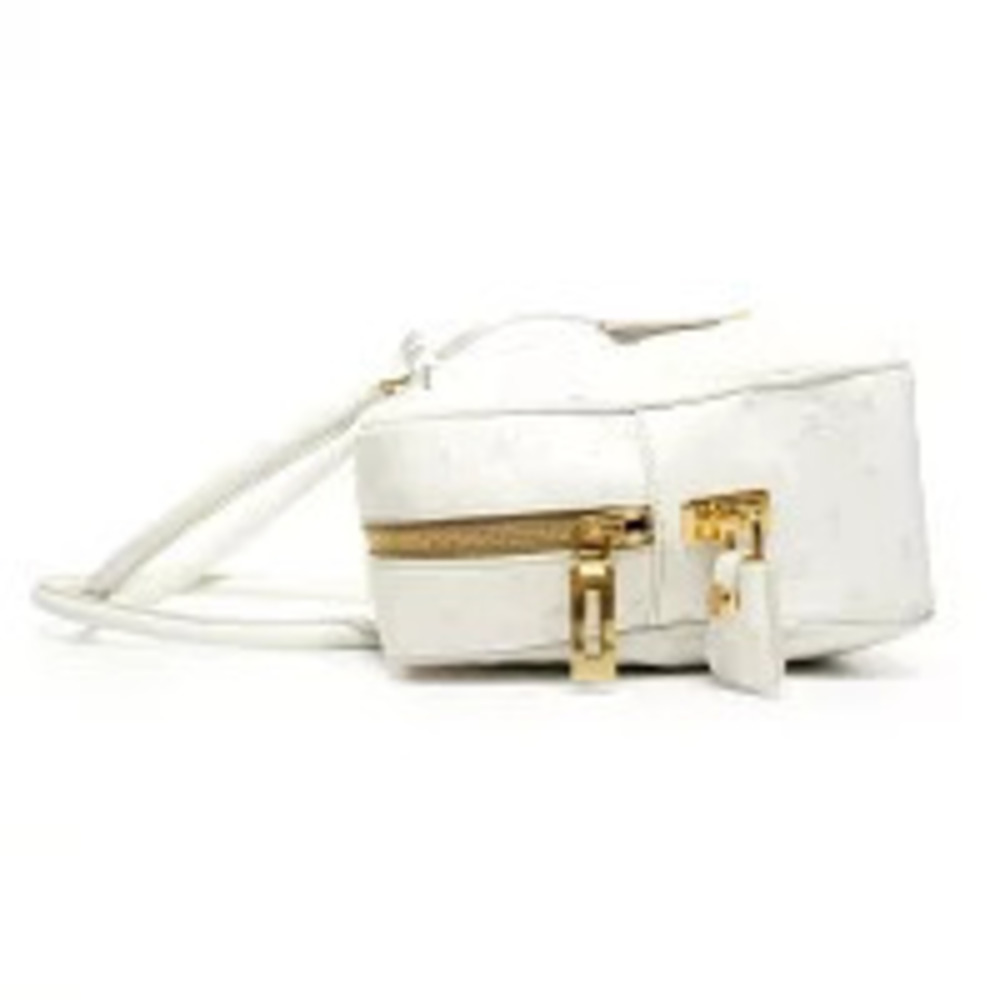 Prada Ostrich Handbag White - Picture 3 of 11